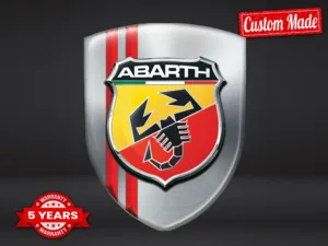 Fiat Abarth Vinylsticker Auto Racing Robust Maßgefertigt
